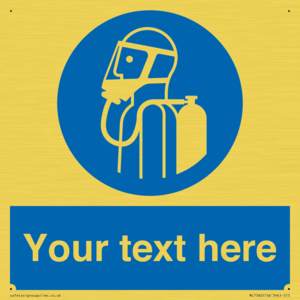 Custom use self contained breathing appliance